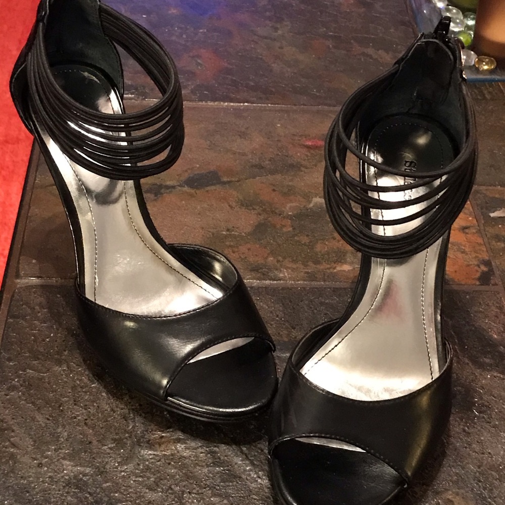 Black stilettos